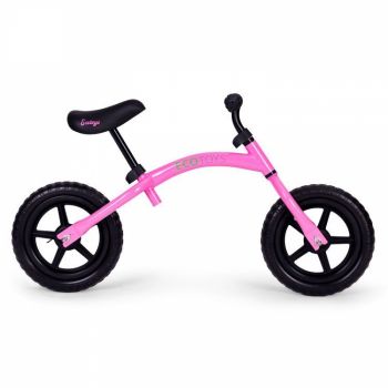 Bicicleta fara pedale cu roti din spuma EVA Ecotoys YM-BB-13 roz