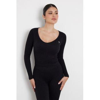 Bluza slim fit pentru fitness