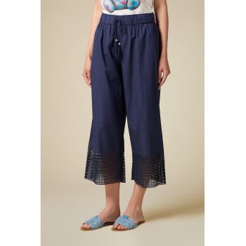 Pantaloni culotte cu snururi