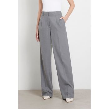 Pantaloni eleganti cu croiala ampla