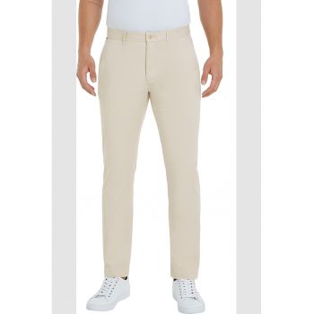 Pantaloni chino slim fit din amestec de bumbac organic Bleecker