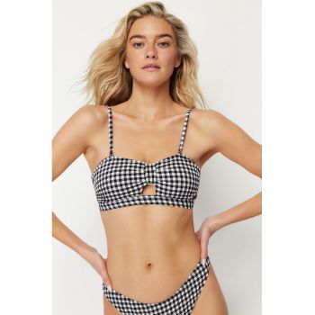 Sutien de baie bandeau cu bretele detasabile