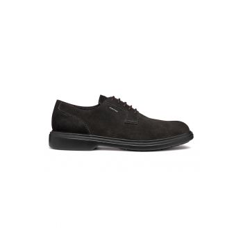 Pantofi derby de piele intoarsa