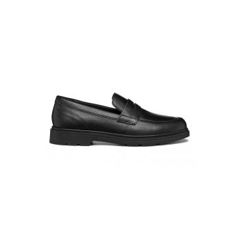 Pantofi loafer din piele cu model uni