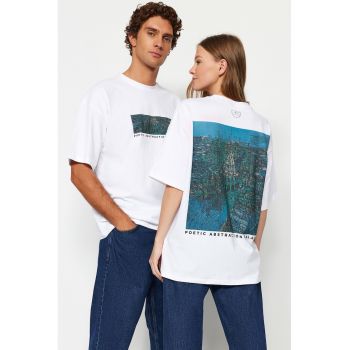 Tricou unisex cu imprimeu grafic