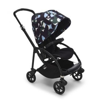 Capotina carucior Bugaboo Bee 6 Animal Explorer green light blue