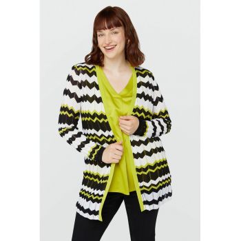 Cardigan cu model chevron