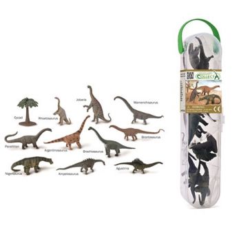 Cutie cu 12 minifigurine pictate manual Sauropode A1213