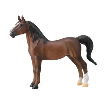 Figurina pictata manual Armasar American Saddlebred Castaniu 88954