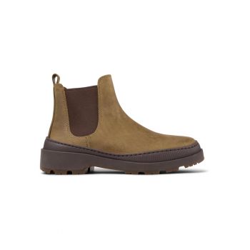 Ghete Chelsea de piele nabuc Brutus Trek 51787