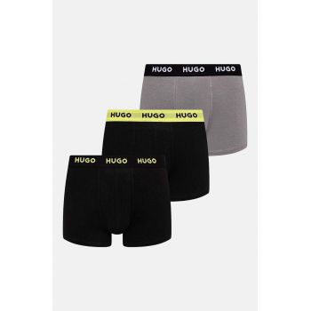 HUGO boxeri 3-pack barbati, culoarea negru, 50517878