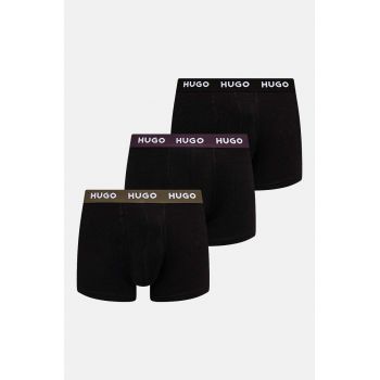 HUGO boxeri 3-pack barbati, culoarea negru, 50517878