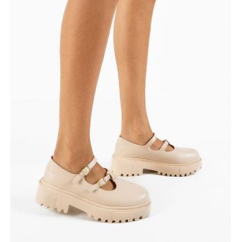 Pantofi Casual Rita Bej