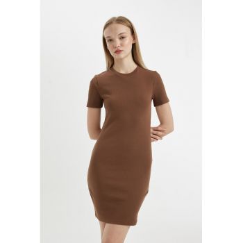 Rochie bodycon striata