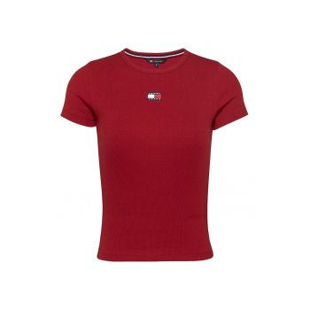 Tricou slim fit striat