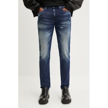 Diesel jeansi 2019 D-STRUKT barbati, culoarea albastru marin, A03558.09J56