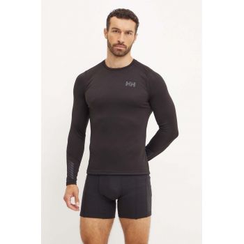 Helly Hansen longsleeve funcțional Lifa Active culoarea negru, 49389