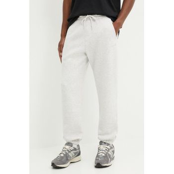 Hollister Co. pantaloni de trening culoarea gri, melanj, KI334-4039