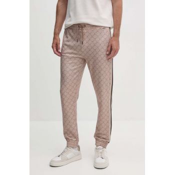 Joop! pantaloni de trening culoarea bej, modelator, 30042916