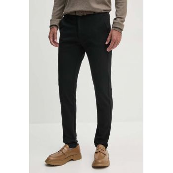 Lindbergh pantaloni barbati, culoarea negru, mulata, 30-01007B