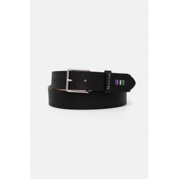 PS Paul Smith curea de piele barbati, culoarea negru, M2A.7946.NSTITC