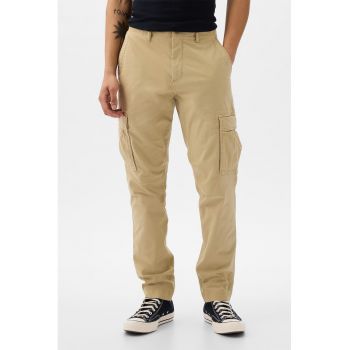 Pantaloni cargo din amestec de bumbac