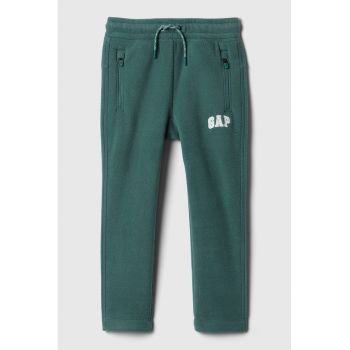 Pantaloni de trening uni cu talie ajustabila