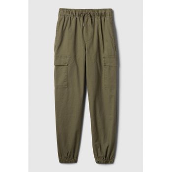 Pantaloni jogger cargo din amestec de bumbac Washwell