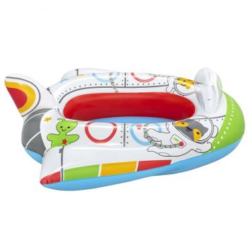 Barca gonflabila pentru copii cu sunete Bestway 104 x 99 cm Space Ship