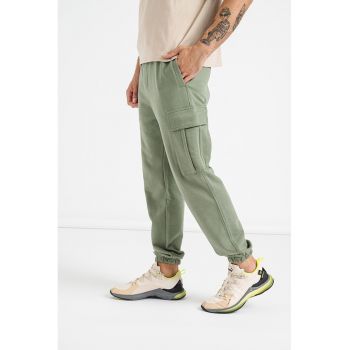 Pantaloni cargo de trening din amestec de bumbac organic