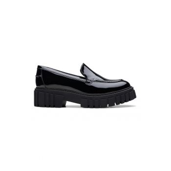 Pantofi loafer de piele cu aspect masiv Page