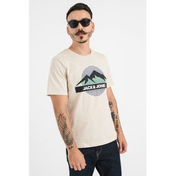 Tricou de bumbac cu imprimeu grafic