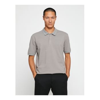 Tricou polo slim fit de bumbac