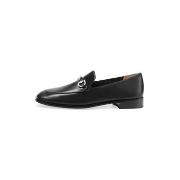 Pantofi loafer de piele cu detalii metalice