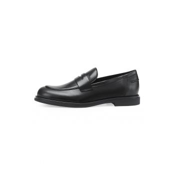 Pantofi loafer uni de piele