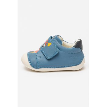 Pantofi sport de piele cu velcro Tutim