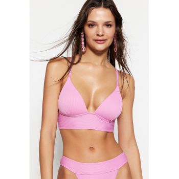 Sutien striat de baie cu bretele racerback