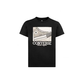 Converse tricou copii culoarea negru, 4CG166