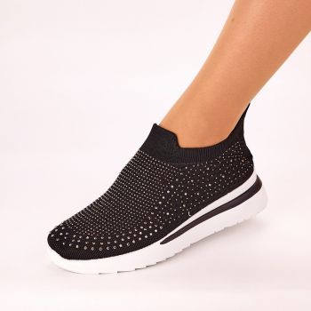 Espadrile Dama Negru/Alb Anka la reducere