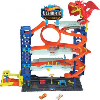 Hot Wheels City Ultimate Garage 23, play building ((Incl. 2  vehicles))