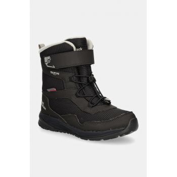 Jack Wolfskin cizme de iarna pentru copii culoarea negru, A62145