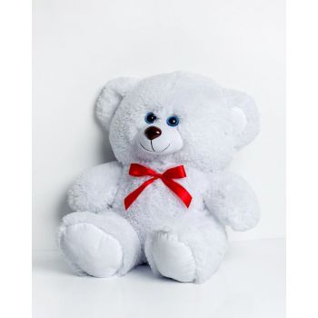 Jucarie TOMMY bear 65 cm white