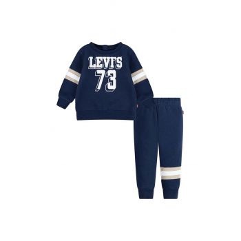 Levi's trening bebelusi VARSITY KNIT JOGGE culoarea albastru marin, 6EL310