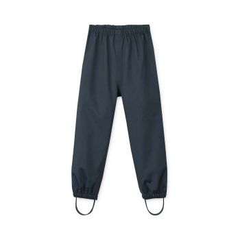 Liewood pantaloni de ploaie pentru copii Pedia Pants culoarea albastru marin, LW19151