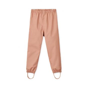 Liewood pantaloni de ploaie pentru copii Pedia Pants culoarea portocaliu, LW19151