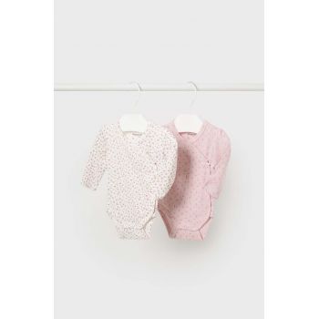 Mayoral Newborn body din bumbac pentru bebelusi 2-pack 2775