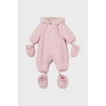 Mayoral Newborn combinezon bebe culoarea roz, 2620