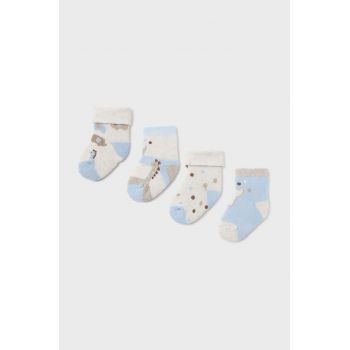 Mayoral Newborn sosete bebe 4-pack 9759