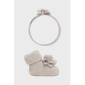 Mayoral Newborn sosete bebe culoarea bej, 9763