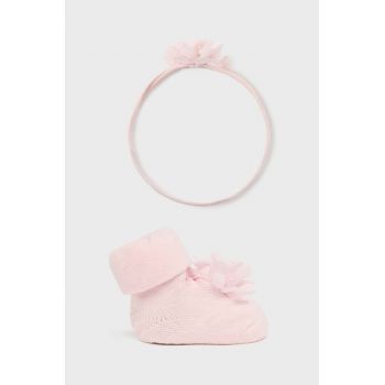 Mayoral Newborn sosete bebe culoarea roz, 9763